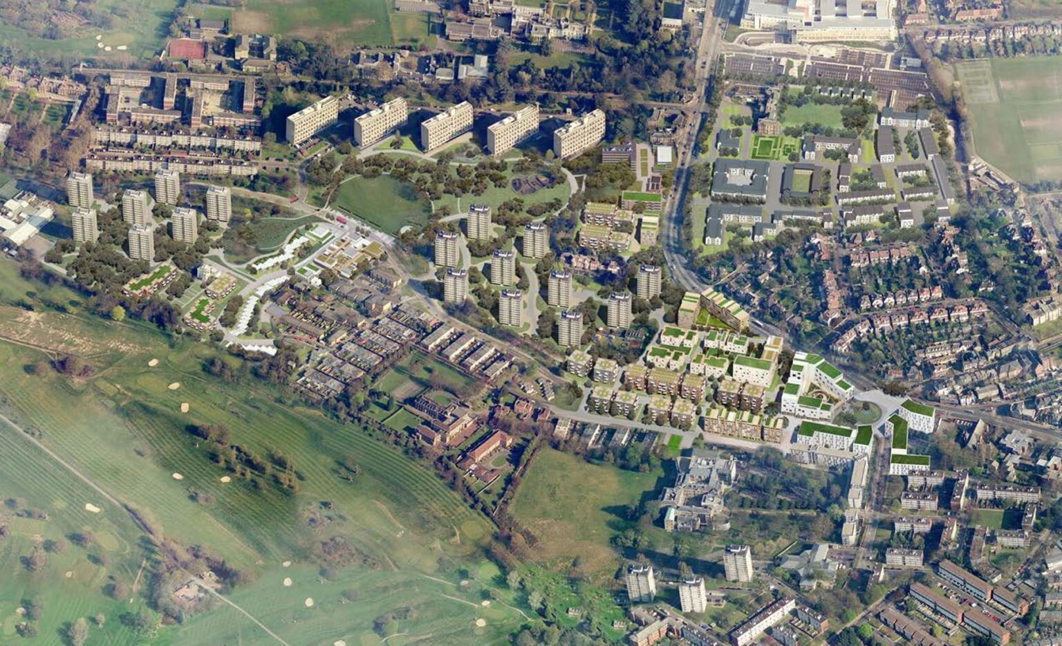 Alton Green Masterplan, Wandsworth Macfarlane